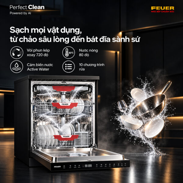 Máy rửa bát FEUER GSB1689 (new collection)-2